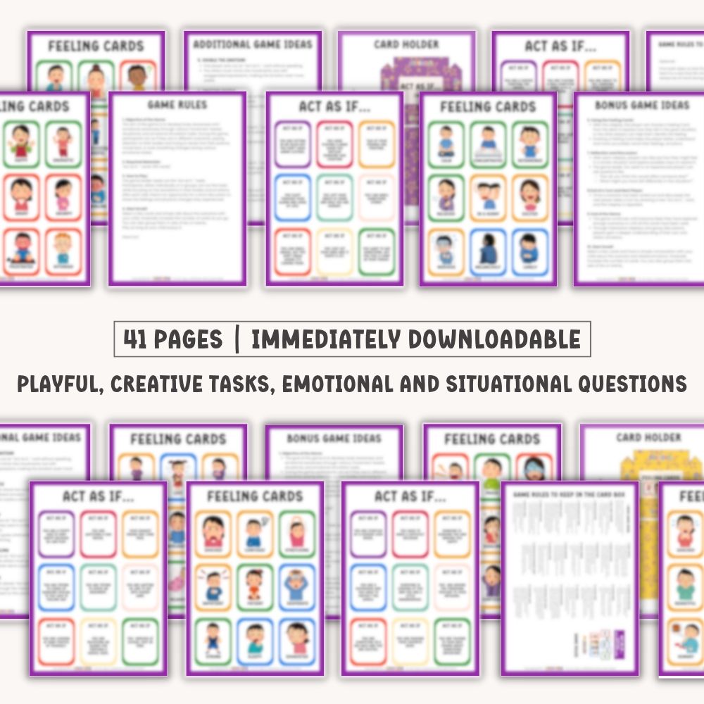 "Act as if..." Emotion role-play game for kids - Image 8
